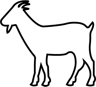 Icon einer Ziege